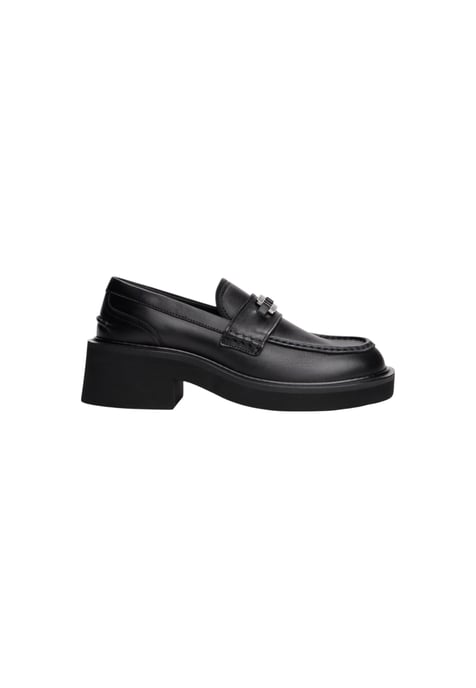 Leder Blockabsatz Slipper - Image 1