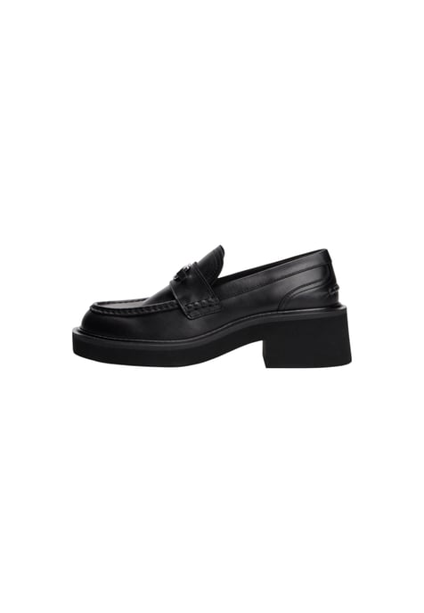 Leder Blockabsatz Slipper - Image 3