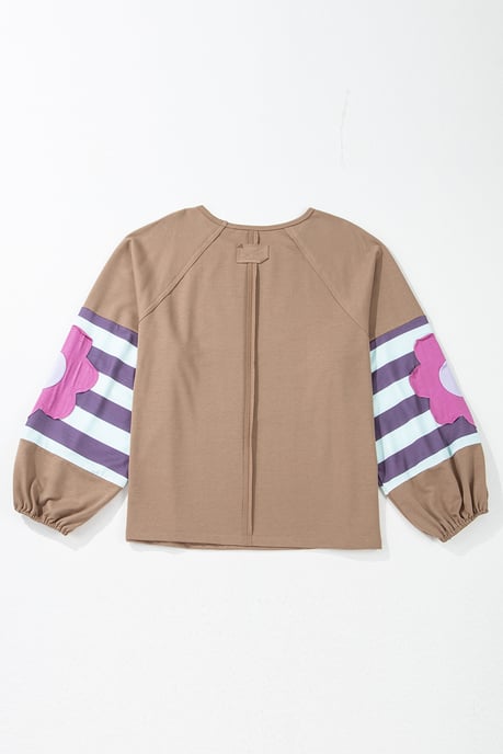 Plus Size Langarmshirt mit Applikationen - Image 3