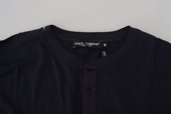 Henley-Kragen Langarm-Strickshirt - Image 6