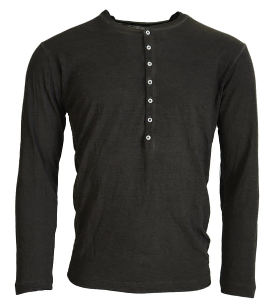 Langarm-Henley-Shirt Tsh3535 - Image 1