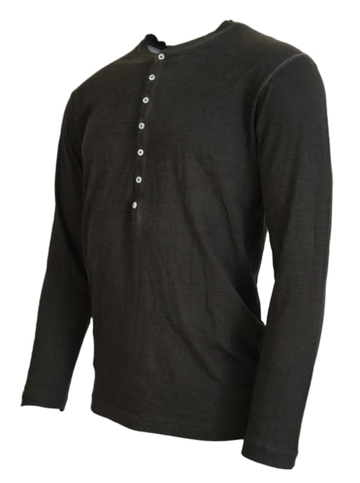 Langarm-Henley-Shirt Tsh3535 - Image 2