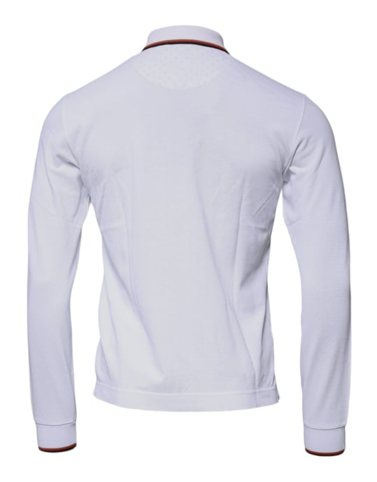 Langärmliges Zip-Polo-Shirt mit Kronen-Detail - Image 5