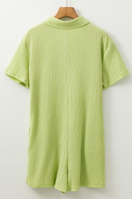 Strukturierter Strickkurzarmpullover - Image 5