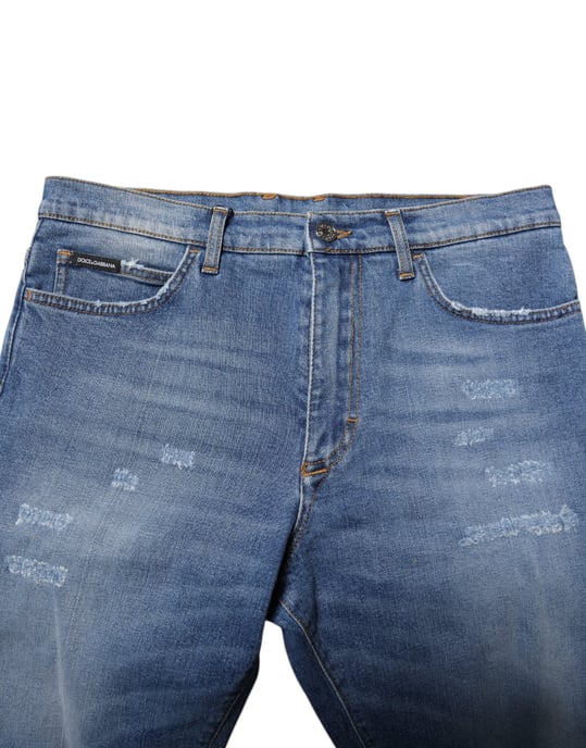 Zerrissene Jeanskurzshorts - Image 5