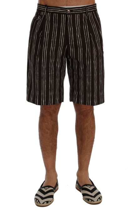 Vertikale Streifen Shorts - Image 1