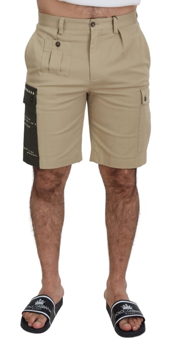 Beige Cargo-Shorts Modell - Image 2