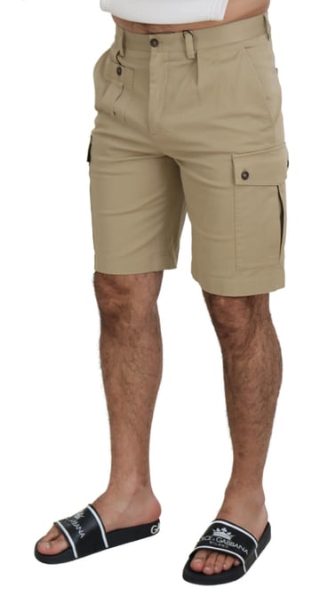 Beige Cargo-Shorts Modell - Image 3