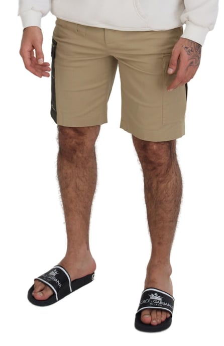 Beige Cargo-Shorts Modell - Image 4