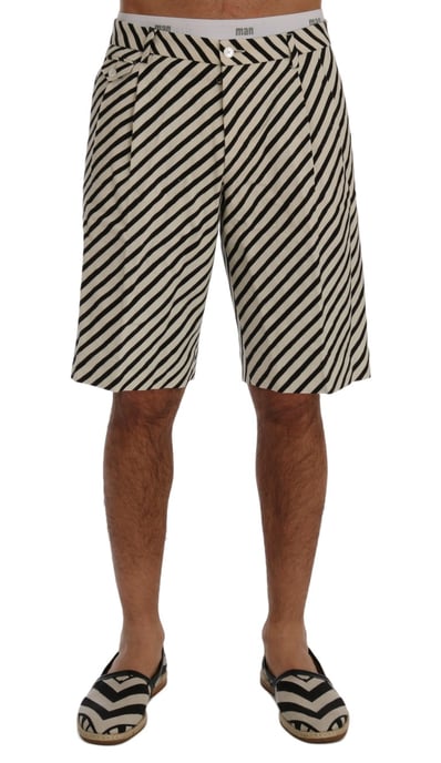 Diagonal gestreifte Shorts Sommerresort - Image 1