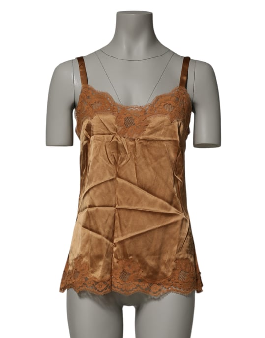 Spitzenbesetztes Seidenmischung-Camisole - Image 1