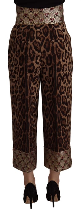 Leoprint Culottes Hochtailliert - Image 3