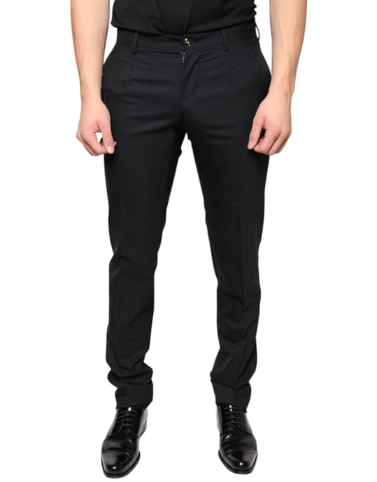 Klassische Passform Hose Schwarz - Image 1