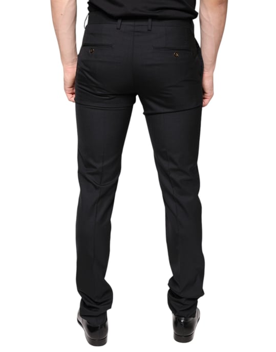 Klassische Passform Hose Schwarz - Image 4