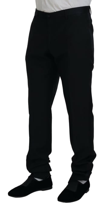 Klassische Passform Hose Schwarz - Image 2