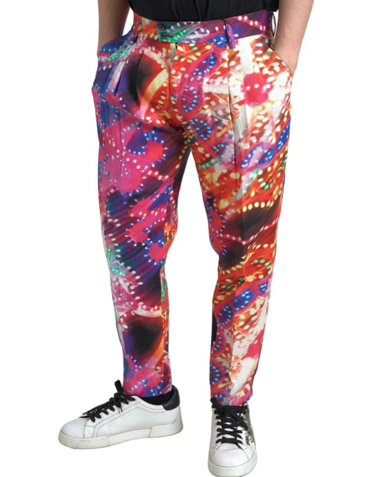 Faltenhose Mehrfarbiger Druck - Image 3