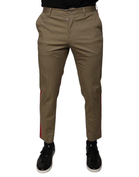 Lässige Slim-Fit-Hosen mit seitlichem Streifen - Image 2