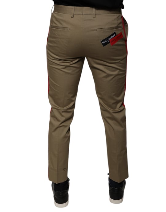 Lässige Slim-Fit-Hosen mit seitlichem Streifen - Image 4