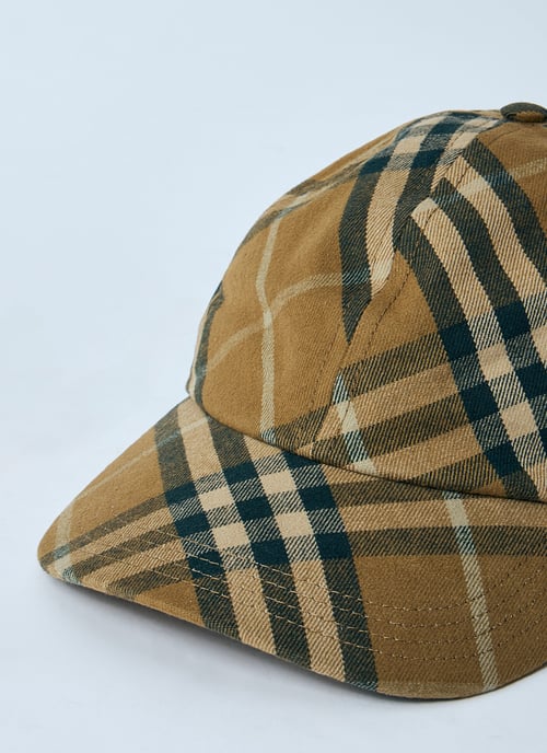 Burberry Karomuster Baumwoll-Baseballmütze - Image 2