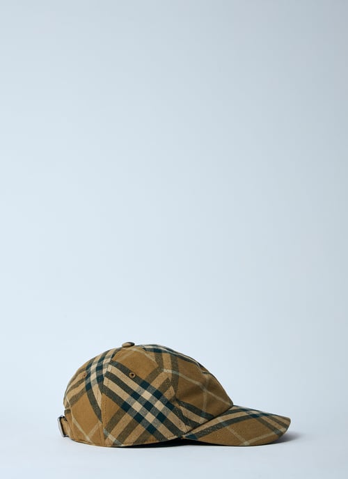 Burberry Karomuster Baumwoll-Baseballmütze - Image 3