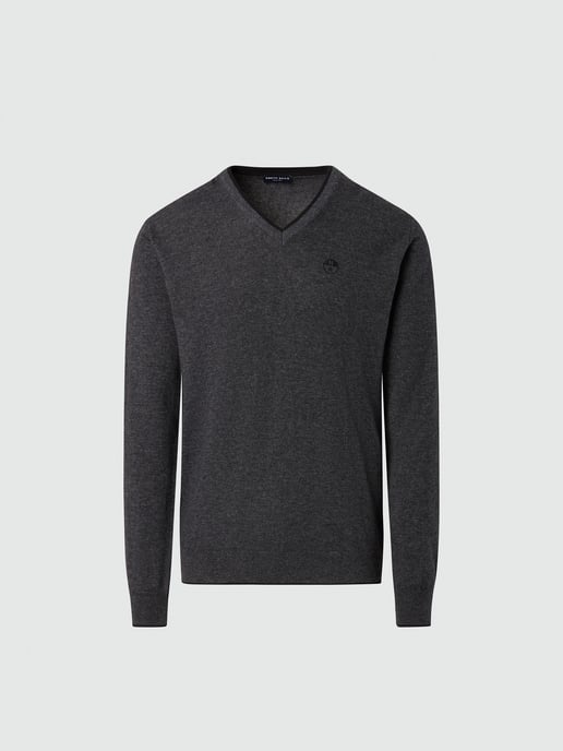 North Sails Pullover V-Ausschnitt mit gesticktem Logo - Image 5