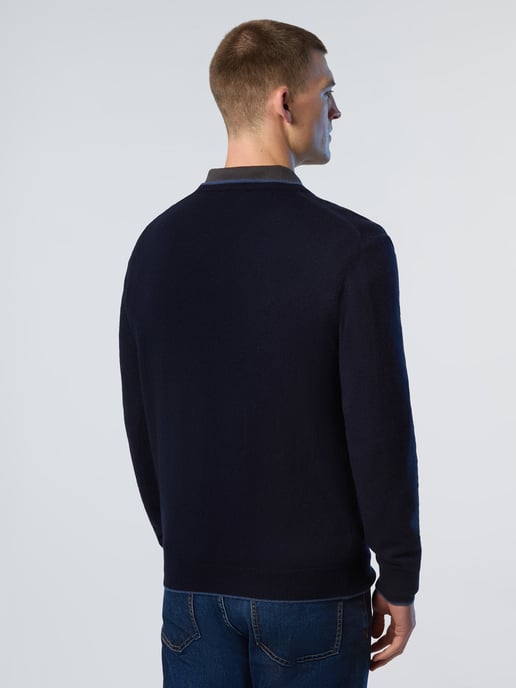 North Sails Pullover V-Ausschnitt mit gesticktem Logo - Image 3