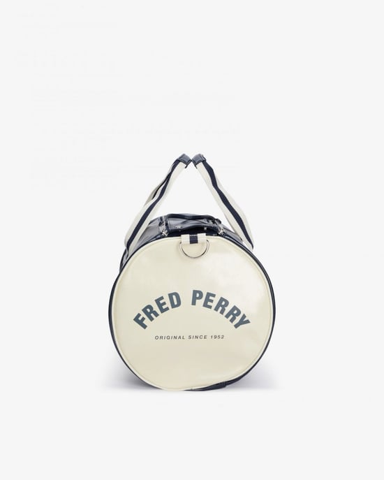 Einkaufen Für Fred Perry Classic Barrel Polyester Navy/Ecru Cross Bag - Image 5