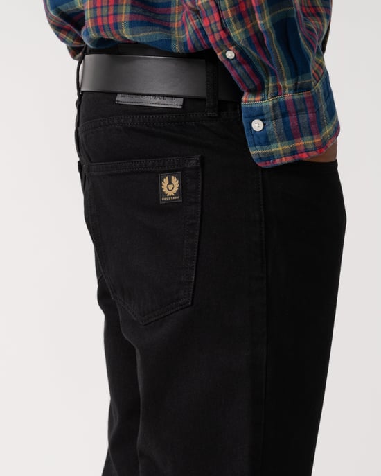 Belstaff B69 Regular Fit Jeans Black - Image 2