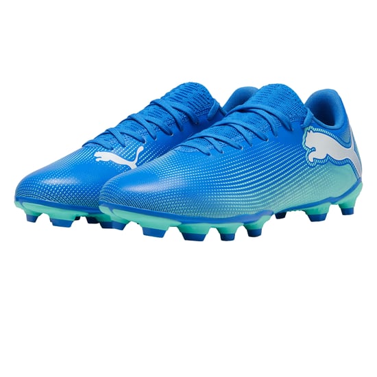 Puma - Herren Fußballschuhe mit festem Boden "Future 7 Play" (Blau/Weiß) - Image 2