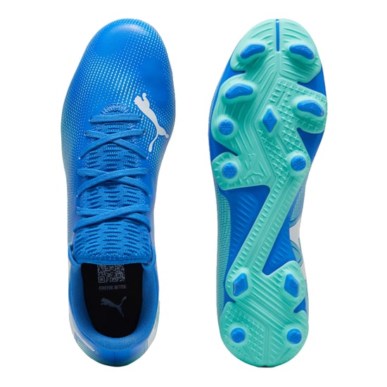 Puma - Herren Fußballschuhe mit festem Boden "Future 7 Play" (Blau/Weiß) - Image 3