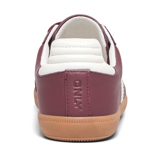 ONLY Amber Polyester Damen Sneaker In Burgunderrot/creme - Image 2