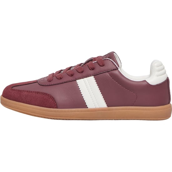 ONLY Amber Polyester Damen Sneaker In Burgunderrot/creme - Image 4