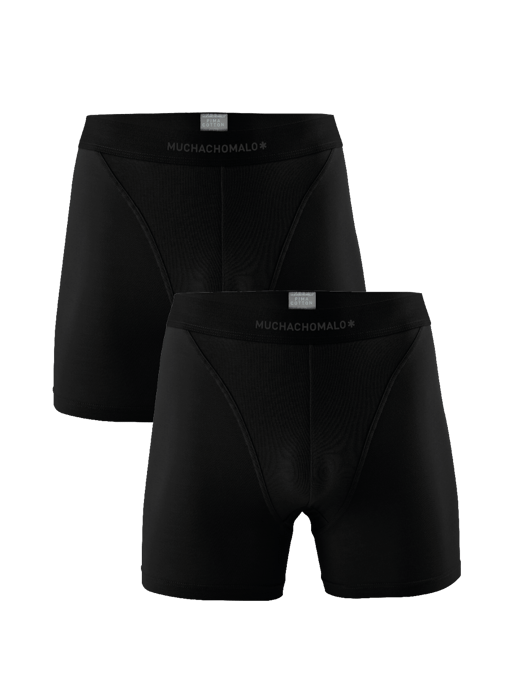 Muchachomalo Herren Pima Baumwolle Boxer Shorts - 2er Pack - Herren Unterwäsche - Image 1