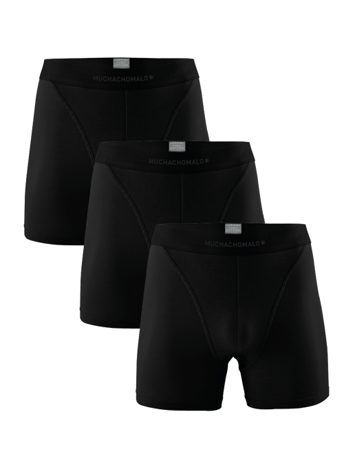 Muchachomalo Herren Pima Baumwolle Boxer Shorts - 3er Pack - Herren Unterwäsche - Image 1