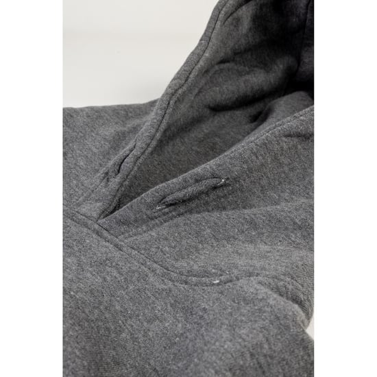 Caterpillar Marken Baumwolle Herren Grauer Kapuzenpullover - Image 4