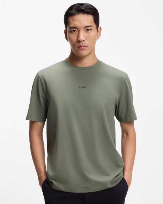 TChup Rundhalsausschnitt T-Shirt in Salbeigrün - Image 1