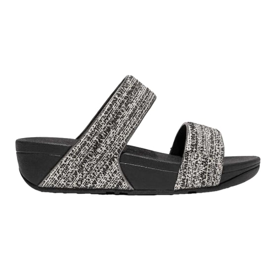Fit Flop - Damen Badesandale "Lulu", Schimmer, Gewebe (Schwarz) - Image 2