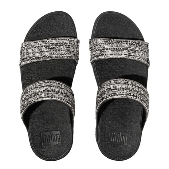 Fit Flop - Damen Badesandale "Lulu", Schimmer, Gewebe (Schwarz) - Image 3