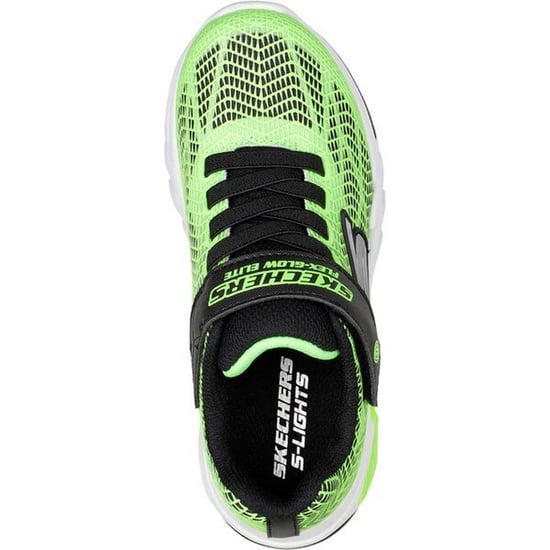 Skechers - Jungen Sneaker "Flex-Glow Elite Vorlo" (Limone/Schwarz) - Image 2
