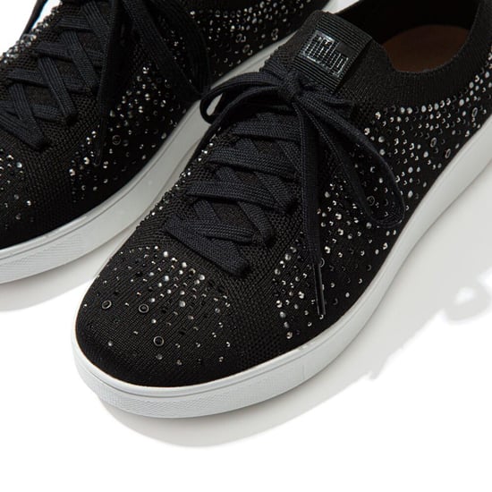 Fit Flop - "Rally" Kristall Sneaker für Damen, Jerseyware (Schwarz) - Image 4