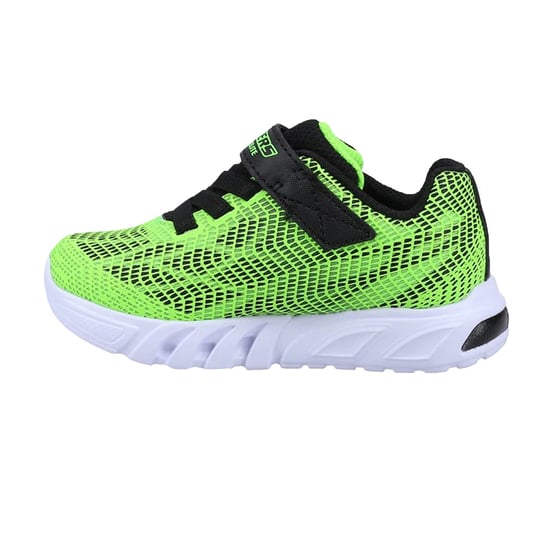 Skechers - Baby-Jungs Sneaker "Flex-Glow Elite Vorlo" (Limone/Schwarz) - Image 3