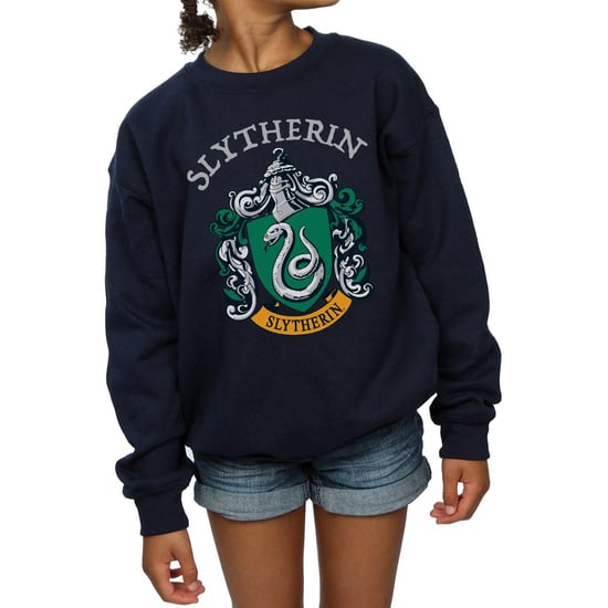 Harry Potter - "Slytherin" Sweatshirt für Mädchen (Marineblau) - Image 3