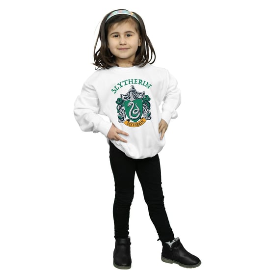 Harry Potter - "Slytherin" Sweatshirt für Mädchen (Weiß) - Image 4