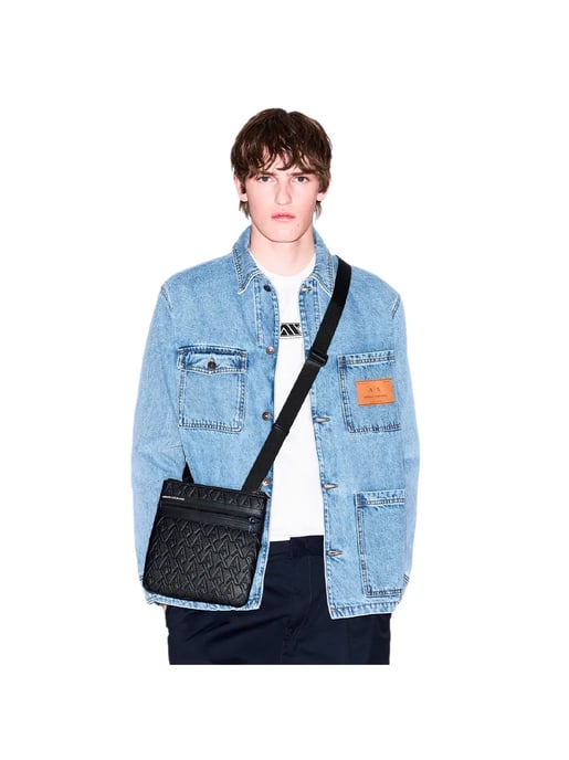 Armani Exchange Herren Flat Essential Messenger Bag - Image 2