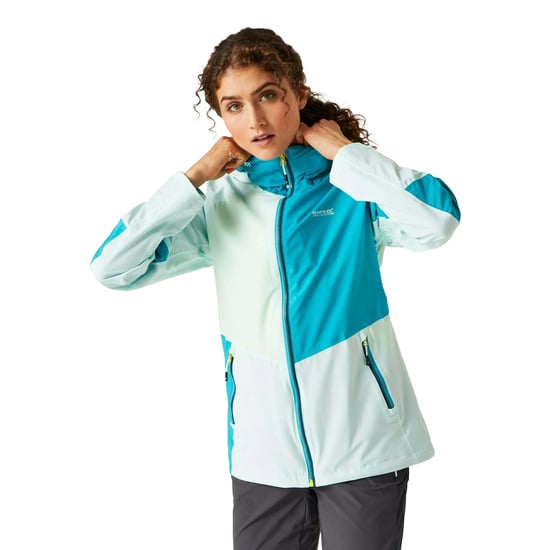 Regatta - "Raddick II" Jacke, wasserfest für Damen (Gebleichtes Türkis/Tahoeblau) - Image 4
