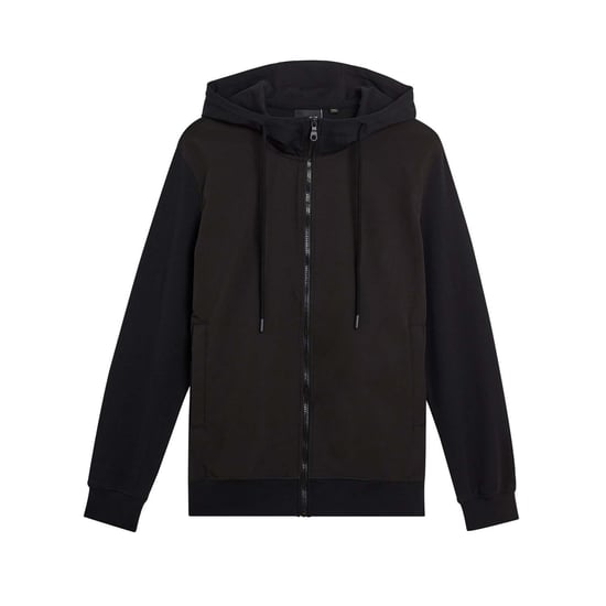Lyle & Scott - "Hybrid" Hoodie mit durchgehendem Reißverschluss für Herren, Softshell (Schwarz) - Image 1