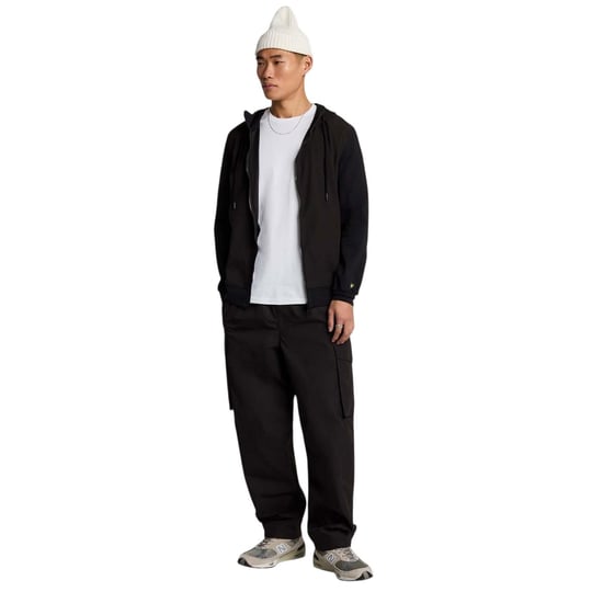 Lyle & Scott - "Hybrid" Hoodie mit durchgehendem Reißverschluss für Herren, Softshell (Schwarz) - Image 4