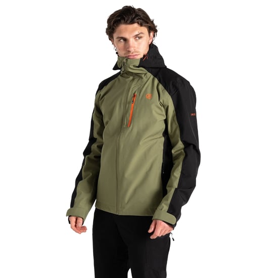 Dare 2B - "Mountain Series" Jacke, wasserfest für Herren (Olivgrün/Schwarz) - Image 5