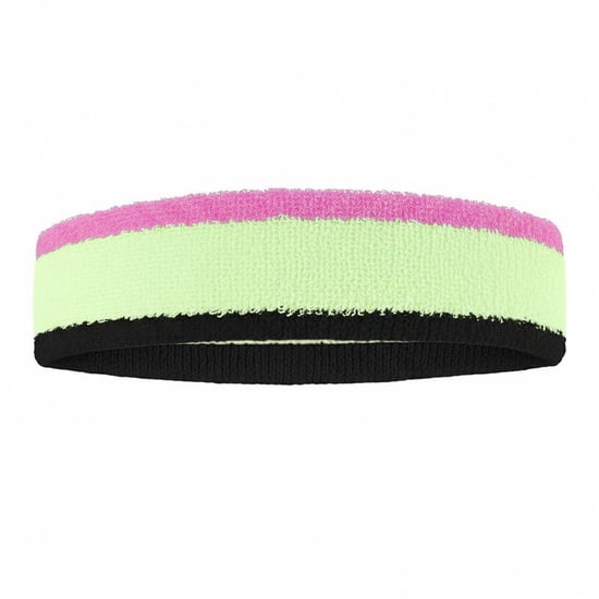 Nike - Stirnband, Blockfarben (Volt Farbe/Pink/Schwarz) - Image 2