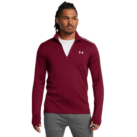 Under Armour - "Vanish Cold Weather" mit kurzem Reißverschluss Oberteil für Herren - Training (Rot) - Image 4